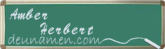 Amber Herbert Visitenkarte